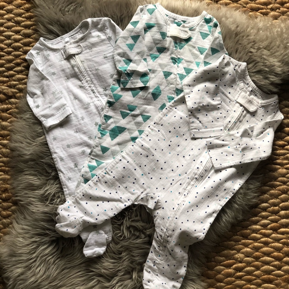 Aden & Anais Footed Onesies
